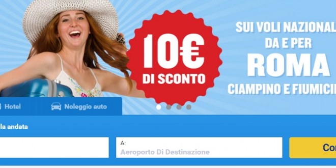 Ryanair voli da Roma a meno di due euro!!